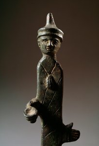 Haruspice, pronssiveistos, 3. vuosisadalla eKr tekijältä Etruscan Etruscan