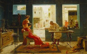 Pompejin antiikki (öljy kankaalle)
