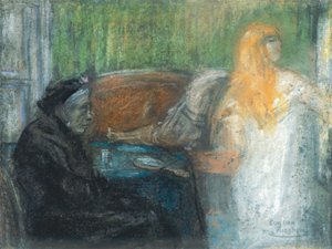Äiti Van Mieghem uneksii (Vanitas) tekijältä Eugeen van Mieghem