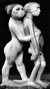 III. Reich - Näyttely "Entartete Kunst" (Degeneratiivinen taide) tekijältä Eugen Hoffmann