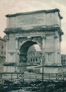Tituksen kaari, Rooma, Italia, 1927 tekijältä Eugen Poppel