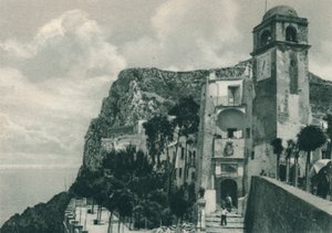 Kirkko rannalla, Capri, Italia, 1927 tekijältä Eugen Poppel