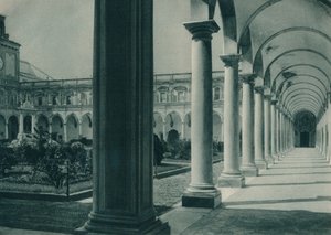 Luostarit San Martinon luostarissa, lähellä Napolia, Italia, 1927 tekijältä Eugen Poppel