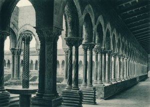 benediktiiniläisluostarin luostarit, Monreale, Sisilia, Italia, 1927