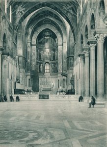 Monrealen katedraalin sisustus, Sisilia, Italia, 1927