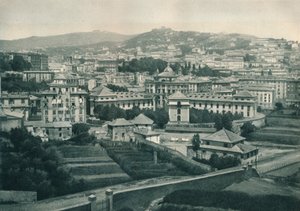 Näkymä Genovasta, Italiasta, 1927 tekijältä Eugen Poppel