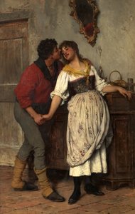 Hyväksytty, 1887 tekijältä Eugen von Blaas