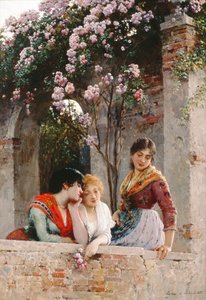 Huonekalut ja erilaiset esineet 1100- ja 1300-luvuilta tekijältä Eugen von Blaas