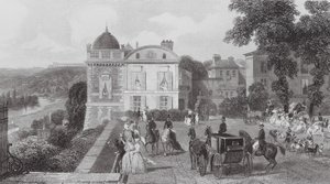 Saint Germain, kahvila, Henrik IV:n paviljonki (kaiverrus) (kaiverrus)