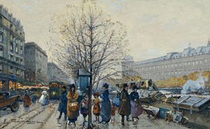Quai Malaquais, Pariisi tekijältä Eugene Galien Laloue