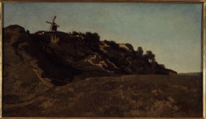 Näkymä Montmartreen, noin 1848 (maalaus)