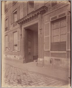 Hôtel Richelieu, Quai de Béthune 18 tekijältä Eugène Atget