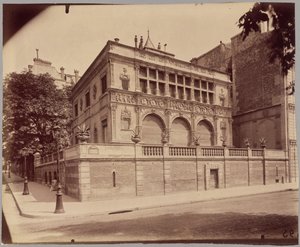 Maison François, Cours-la-Reine tekijältä Eugène Atget