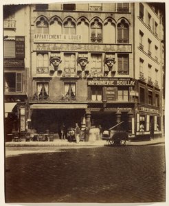 Talo Place du Cairella 2 (rakennus, Place du Caire) tekijältä Eugène Atget