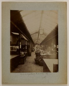 Marché des Enfants-Rouges, rue de Bretagne, 3rd arrondissement, Pariisi tekijältä Eugène Atget