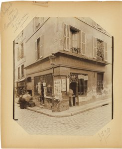 Sivu albumilta "Documents for the History of Old Paris", n.1910 tekijältä Eugène Atget