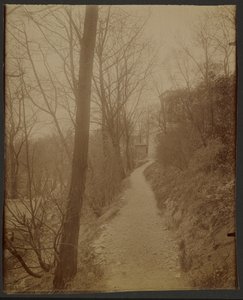 Père-Lachaise, Chemin des Chèvres tekijältä Eugène Atget
