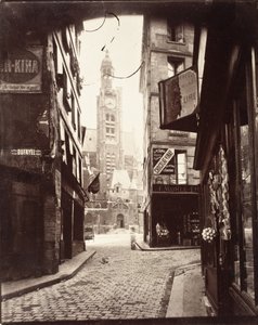 Rue de la Montagne Sainte-Geneviève tekijältä Eugène Atget