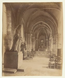 Saint-Julien-le-Pauvre tekijältä Eugène Atget