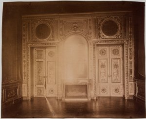 Olohuone, Hôtel de Lauzunin sisustus tekijältä Eugène Atget