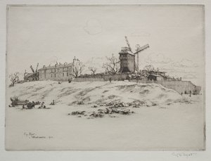 Moulin de la Galette, Montmartre tekijältä Eugene Bejot