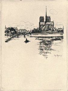 Notre Damen apsi, 1915