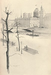 Pont au Change, 1915 tekijältä Eugene Bejot
