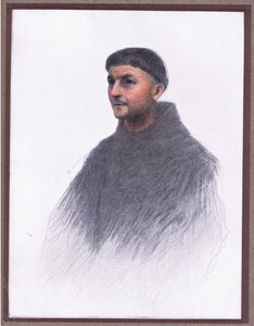 Munkki, 1919 tekijältä Eugene Burnand