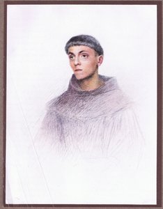 Nuori munkki, 1919 tekijältä Eugene Burnand