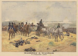 Marsalkka Massena Wagramin taistelussa 6. heinäkuuta 1809