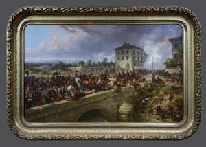 Keisarillinen kaarti Pont de Magentassa, 4. kesäkuuta 1859 tekijältä Eugene Charpentier