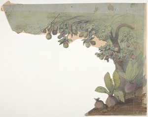 Suunnitelma lavastukselle Pariisin oopperassa, 1830-90. tekijältä Eugene Ciceri
