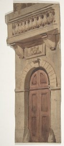 Suunnitelma lavastukselle Pariisin oopperassa, 1830-90. tekijältä Eugene Ciceri