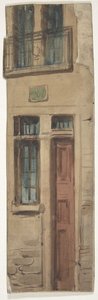 Suunnitelma lavastukselle Pariisin oopperassa, 1830-90. tekijältä Eugene Ciceri