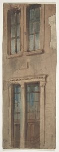 Suunnitelma lavastukselle Pariisin oopperassa, 1830-90. tekijältä Eugene Ciceri
