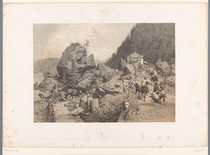 Matkustajat Tête Noiren solalla Martignyn ja Chamonix
