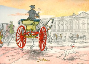 Yhden hevosen shay Louis XV:n hallituskaudella