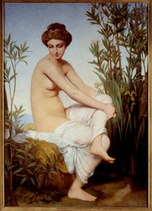 Eugene Amaury Duvalin (1808-1885) antiikkikylpymaalaus 1800-luvun Rouenin taidemuseo