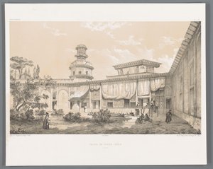 Palau Char Bagh a Isfahan Palais du Tchar-Bach Ispahan (títol a l