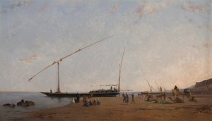 Niilillä, lähellä Philaea tekijältä Eugène Fromentin