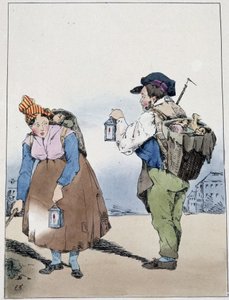Lyhtyteline, rue Mouffetard - kirjassa "" Souvenirs d