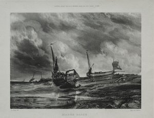 Laskuvesi, 1831. tekijältä Eugene Isabey