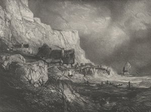 Dieppen ympäristö, 1833.