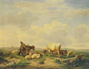 Paimen ja lauma, n. 1880