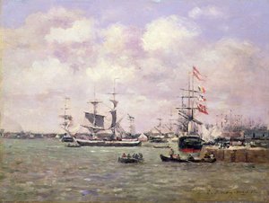 Antwerpen tekijältä Eugene Louis Boudin