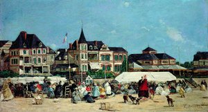 Trouvillen kasino tekijältä Eugene Louis Boudin