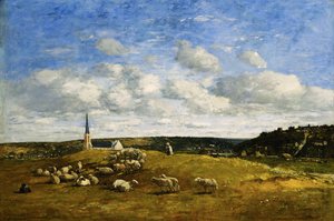 Deauville, 1870-1874 tekijältä Eugene Louis Boudin