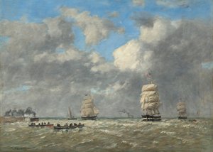 Le Havre, 1883. tekijältä Eugene Louis Boudin