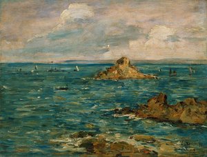 Meri Douarnenezissä tekijältä Eugene Louis Boudin