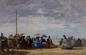 Ranta, 1864 tekijältä Eugene Louis Boudin
